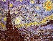 Vincent Van Gogh Starry Night oil painting artist
